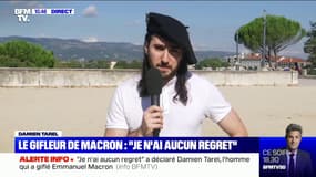 Pour Damien Tarel, l'homme qui a giflé Emmanuel Macron, "le peuple est muselé"
