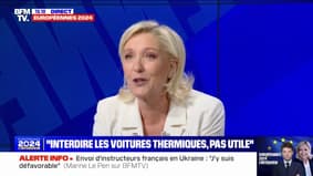 Marine Le Pen: "Je veux arrêter les énergies renouvelables, parce que ce que vous appelez énergie renouvelable n'est pas propre et n'est pas renouvelable"