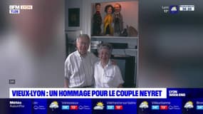 Vieux-Lyon: inauguration d'une plaque rendant hommage au couple Neyret
