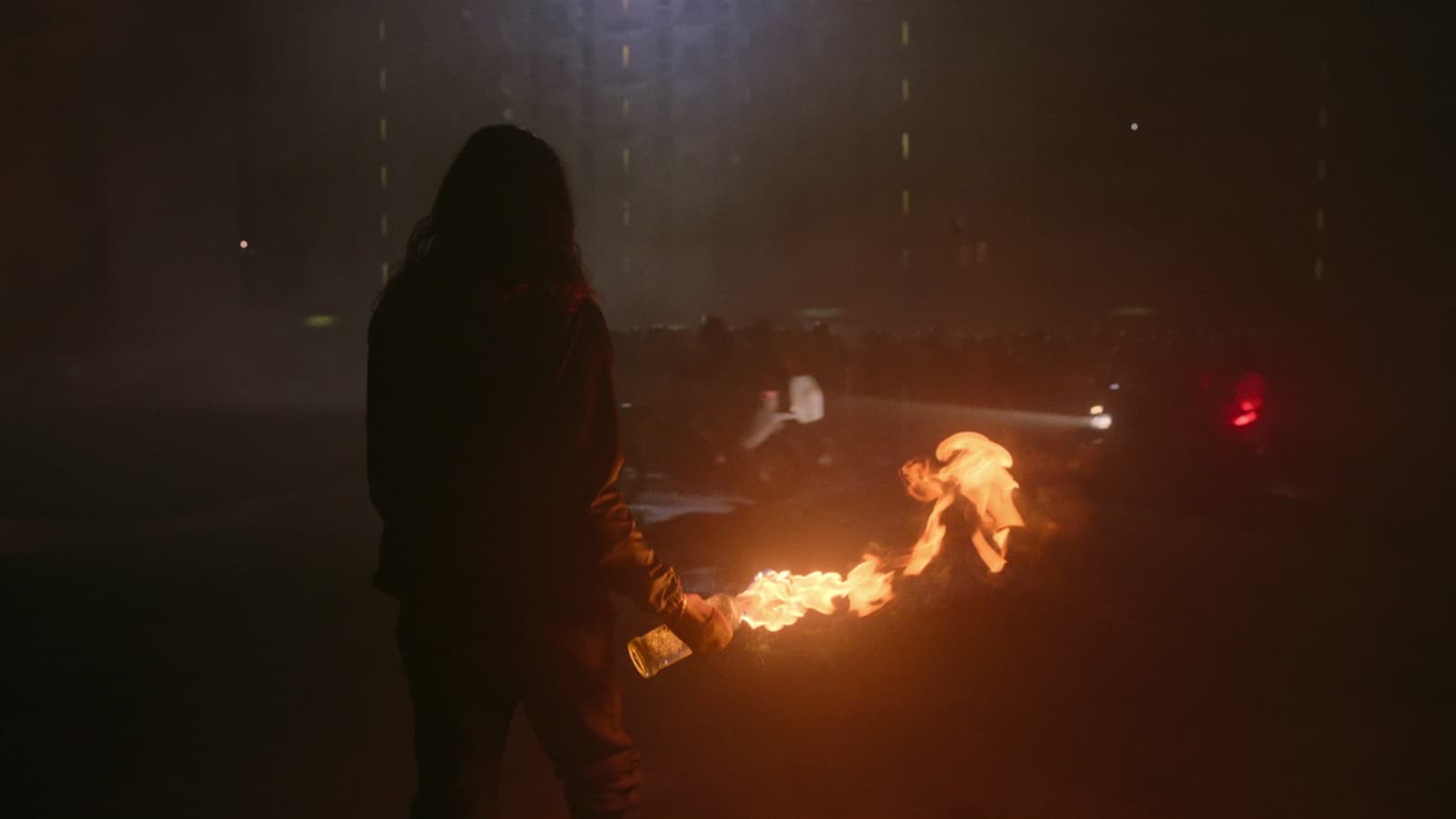 Une scène du film "Athena"