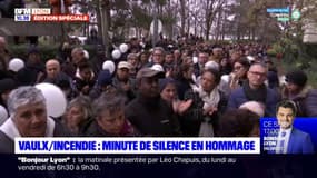 Marche blanche à Vaulx-en-Velin: une minute de silence en hommage aux victimes de l'incendie mortel