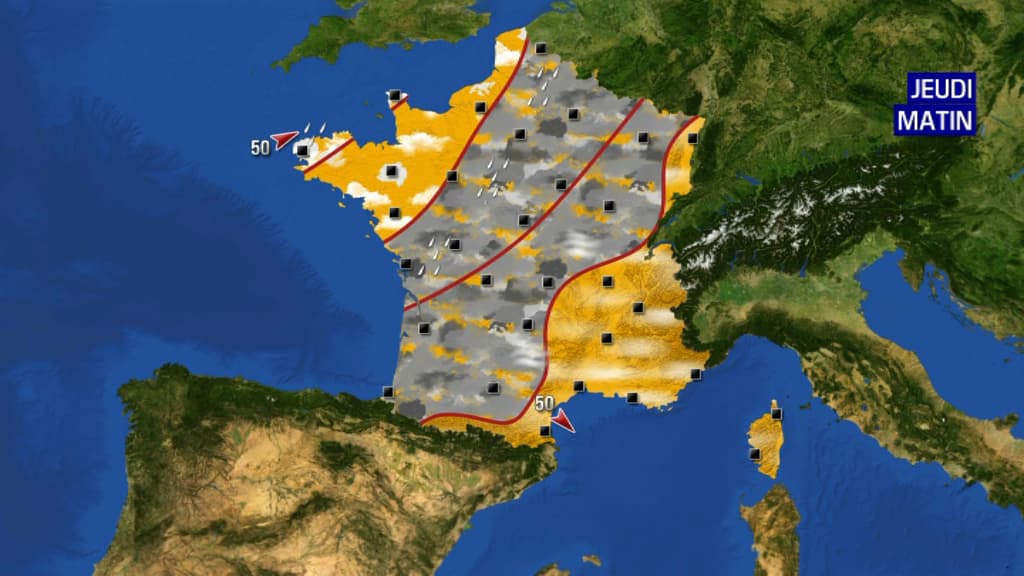 La météo jeudi matin