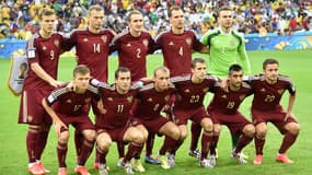 La sélection russe face à l'Algérie lors de la Coupe du monde 2014