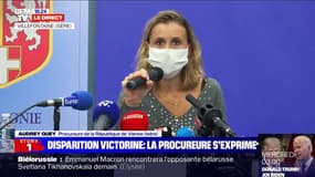 Audey Quey (Procureure de la République de Vienne): "Le corps de Victorine, âgée de 18 ans, a été retrouvé" à Villefontaine
