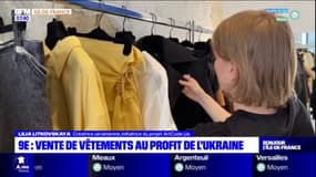 Paris: une vente de vêtements au profit de l'Ukraine dans le 9e arrondissement
