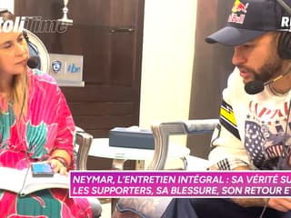 Neymar avec Marion Bartoli pour son interview exclusive sur RMC, diffusée le 15 décembre 2024
