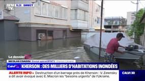 Guerre en Ukraine: des milliers d'habitations inondées à Kherson