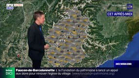 Météo Alpes du Sud: un dimanche pluvieux, jusqu'à 22°C à Gap et à Sisteron