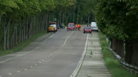 Un accident mortel sur la D113 dans les Yvelines entre Mézières-sur-Seine et Mantes-la-Ville, le 28 juillet 2023. 