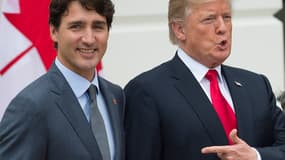 Après des relations houleuses, le Premier ministre canadien Justin Trudeau et Donald Trump, président des Etats-Unis, ont eu lundi une "discussion constructive"