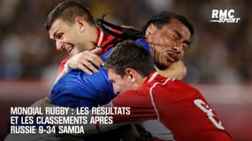 Mondial rugby : Les résultats et les classements après Russie 9-34 Samoa