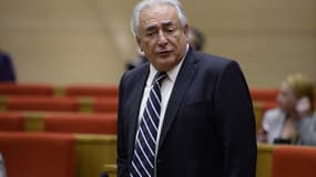 Dominique Strauss-Kahn le 26 juin 2013 au Sénat.