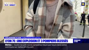 Explosion Lyon 7e : une collégienne et une riveraine témoignent