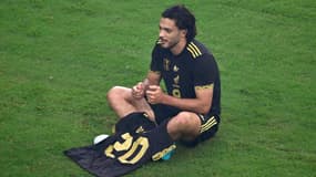 Maillot floqué et célébration jeu vidéo, l'hommage de Raul Jimenez à son ancien équipier Diogo Jota lors de la finale de Gold Cup Mexique-Etats-Unis (2-1), le 6 juillet 2025