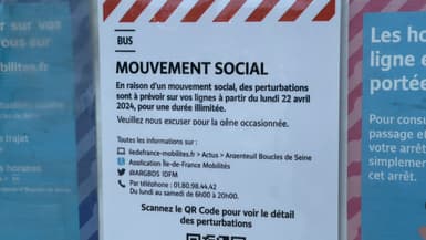 Le réseau Argenteuil Boucles de Seine est touché par une grève illimitée depuis le 22 avril 2024.