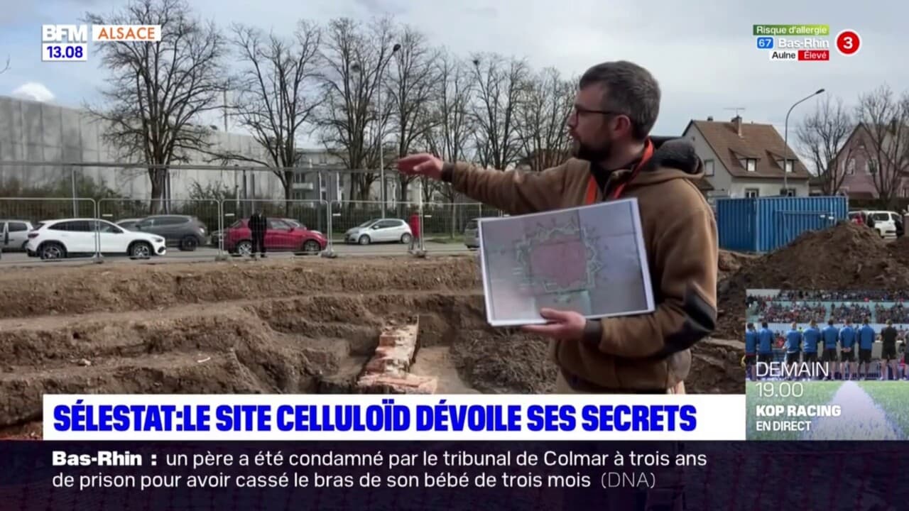 Sélestat: l'ancien site Celluloïd dévoile des secrets du XVIIe siècle