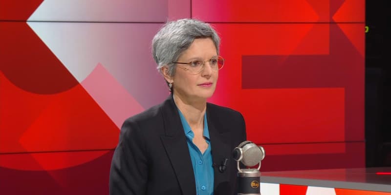 Sandrine Rousseau le 22 mars 2023 sur BFMTV