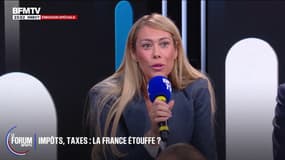 FORUM BFMTV - Pression fiscale: Rose Ameziane, auto-entrepreneure, observe que la France "est le pays qui consomme le plus de médicaments et d'anxiolytiques"