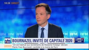 "Je souhaite étendre les horaires des services publics municipaux, notamment ouvrir les crèches jusqu'à 19h30", explique Pierre-Yves Bournazel