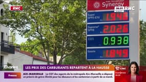 Les prix des carburants repartent à la hausse