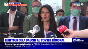 Karima Delli (EELV) après sa défaite aux régionales: "Je suis fière d'avoir eu cette mission d'être à la tête d'une liste unique de grand rassemblement des écologistes et de toute la gauche"