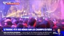 Mondial: l'immense joie des supporters marocains sur les Champs-Élysées après la qualification en quarts de finale