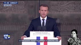 Panthéonisation de Simone Veil : L’intégralité du discours d’Emmanuel Macron