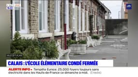 Calais: après la tempête, l'école élémentaire Condé fermée ce lundi et mardi