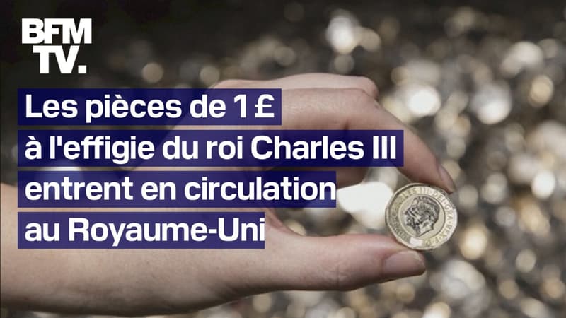 Les premières pièces à l'effigie du roi Charles III entrent en circulation au Royaume-Uni