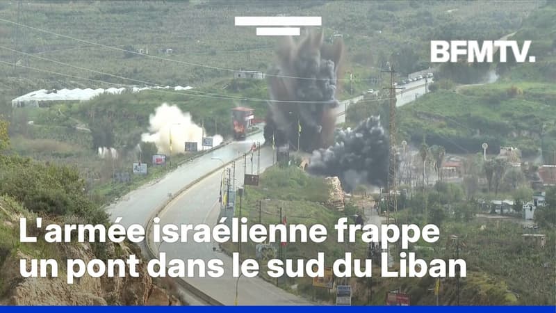 L'armée israélienne frappe un pont dans le sud du Liban après un avertissement