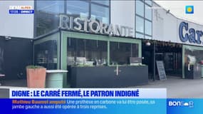 Digne-les-Bains: deux mois de fermeture pour le bar Le Carré, le patron indigné craint pour l'avenir de son entreprise