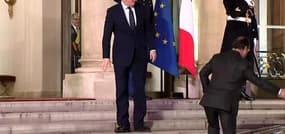 David Cameron reçu à l'Elysée par François Hollande