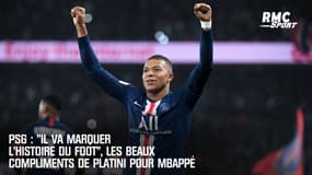 PSG : "Il va marquer l’histoire du foot", les beaux compliments de Platini pour Mbappé