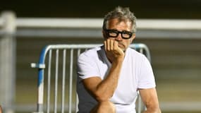 Fabien Galthié assiste au match amical Brive-Racing 92, le 15 août 2025