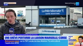 Une grève perturbe la liaison maritime Marseille-Corse