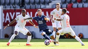 Dario Benedetto lors du match amical Bayern-OM