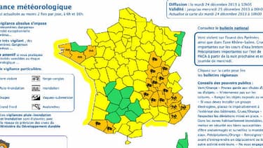 L'alerte orange est maintenue sur 17 départements.