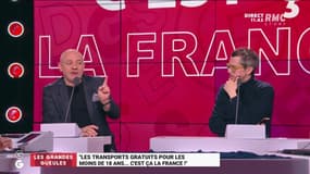 "Les transports gratuits pour les moins de 18 ans... C'est ça la France" - 05/01