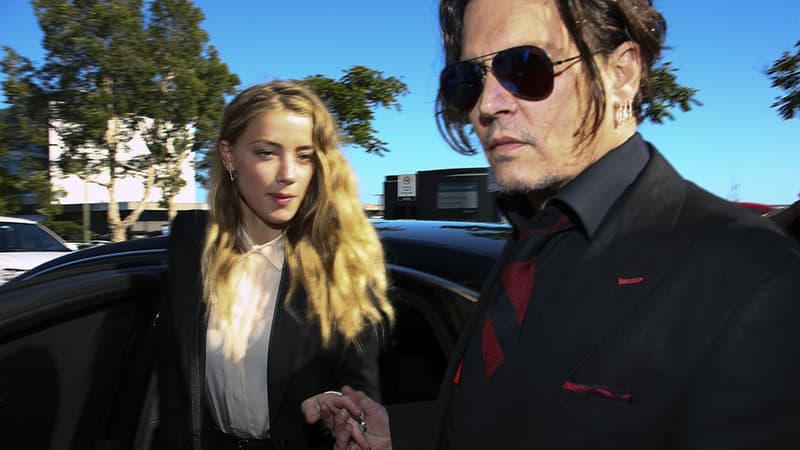 Johnny Depp et Amber Heard, le 17 avril 2016,  