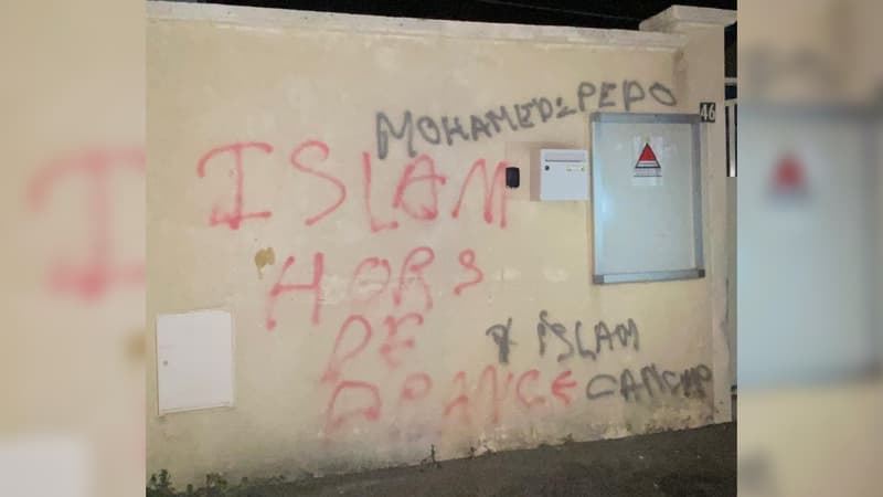Cherbourg-en-Cotentin: après un tir de fusil, la mosquée visée par des tags islamophobes