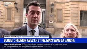 Budget: "On va tout droit vers les ordonnances ou la loi spéciale", affirme Matthias Renault (RN)