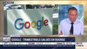 Google : trimestriels salués en Bourse 