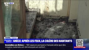 Après les violents feux en Grèce, les habitants en colère réclament des aides de l'État 