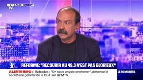 Philippe Martinez (CGT) sur les déchets à Paris: "Pour l'instant, il n'y a pas de problème sanitaire"