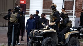 Des membres du RAID à Lille