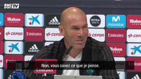 Le meilleur, c’est CR7 ou Zizou? "Clairement moi", sourit Zidane