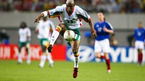 El-Hadji Diouf lors de France Sénégal, le 31 mai 2002