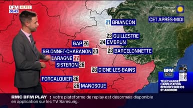 Météo Alpes du Sud: un jeudi encore chaud, 26°C à Gap et 27°C à Laragne