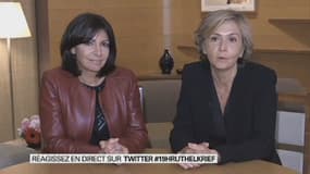 Anne Hidalgo et Valérie Pécresse en direct sur BFMTV.