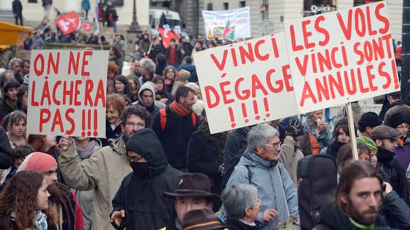 Manifesation à Nantes contre le projet d'aéroport Notre-Dame-des-Landes
